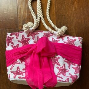 Mud pie beach bag
